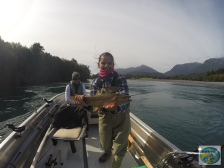 Fotos da pesca esportiva em Chaiten no Chile